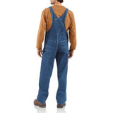 Carhartt Washed Denim Bib Overall/Unlined Style# R07